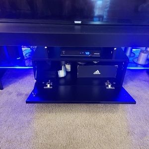 LED TV stand with storage multiple sizes